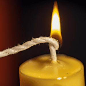 shoelace candle wick